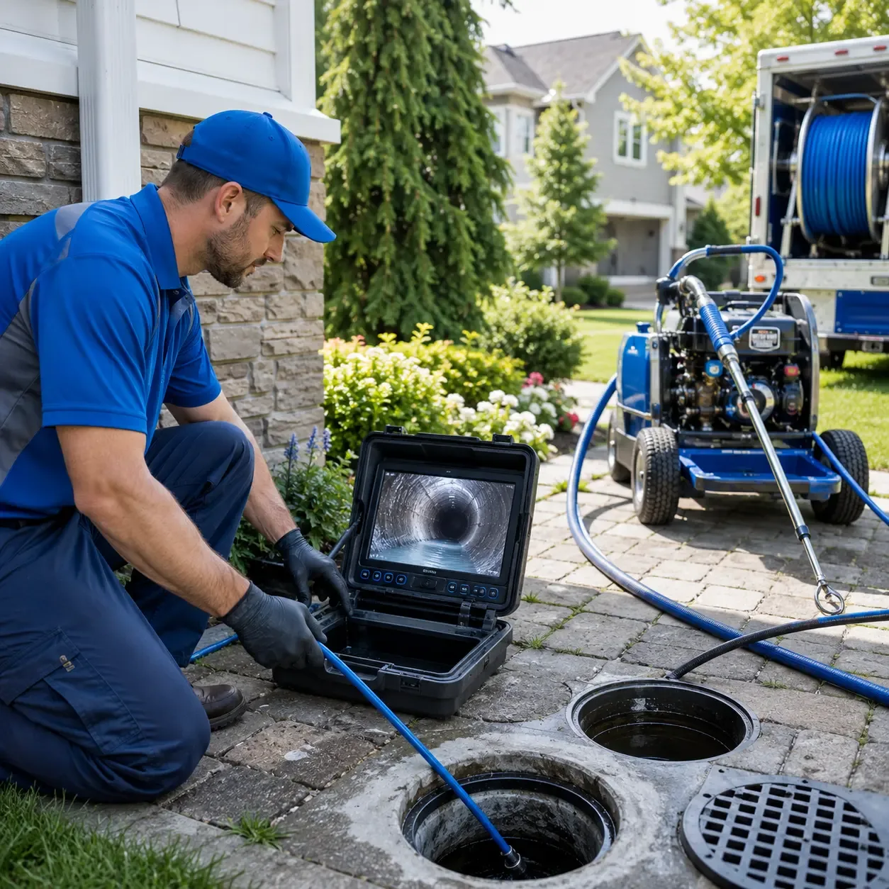 Outdoor drain cleaning professionals serving Beach City, OH
