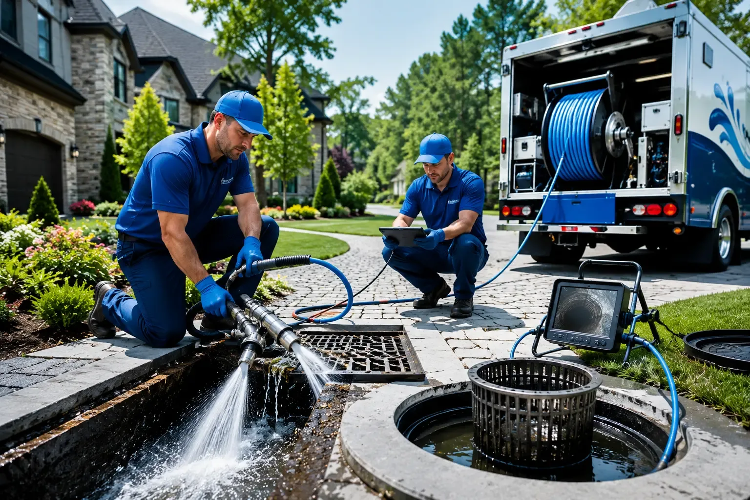 Local outdoor drain cleaning professionals in Beach City, OH